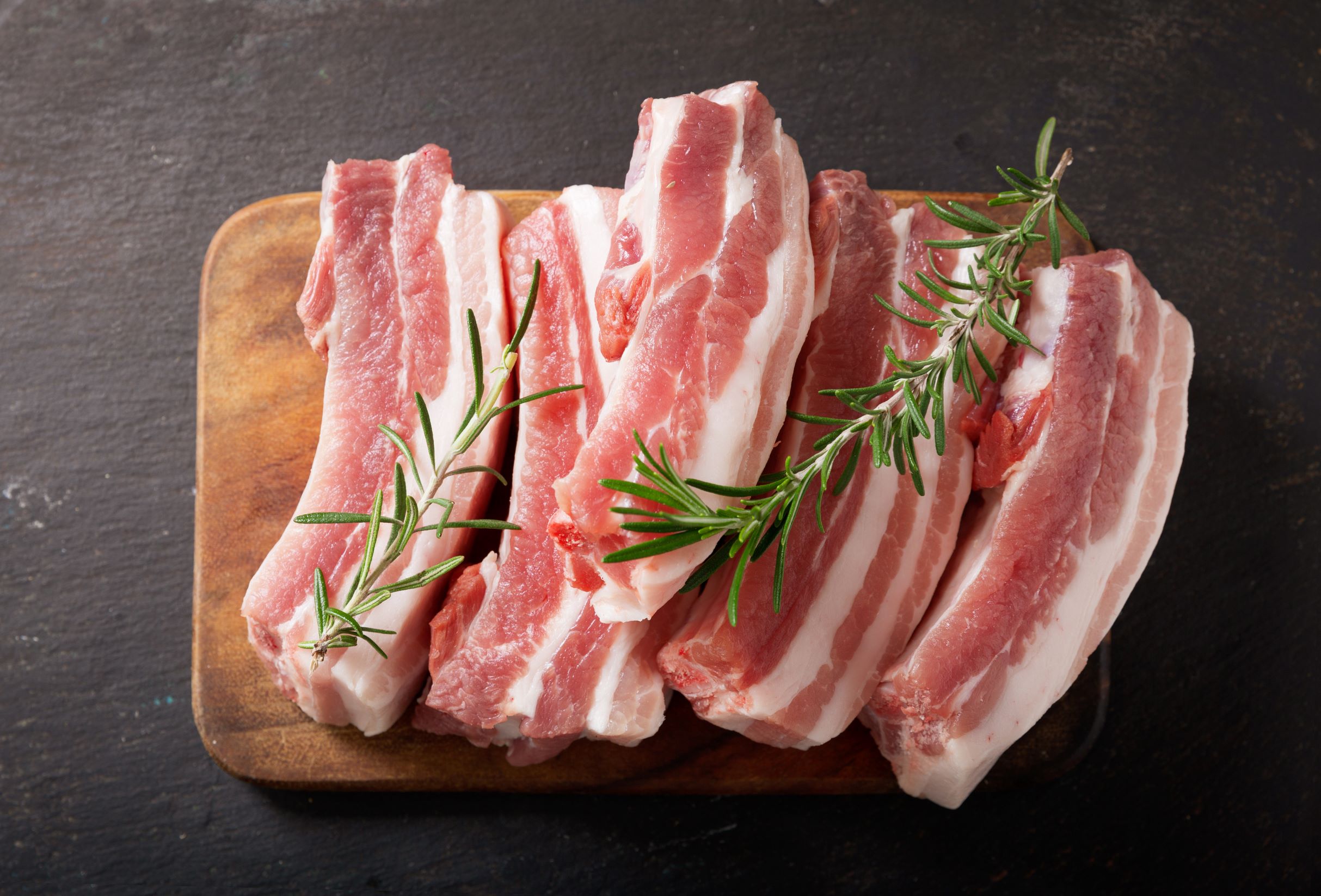 Pork Belly (Spare) Ribs - Available Pre Marinated - John Sheppard Butchers